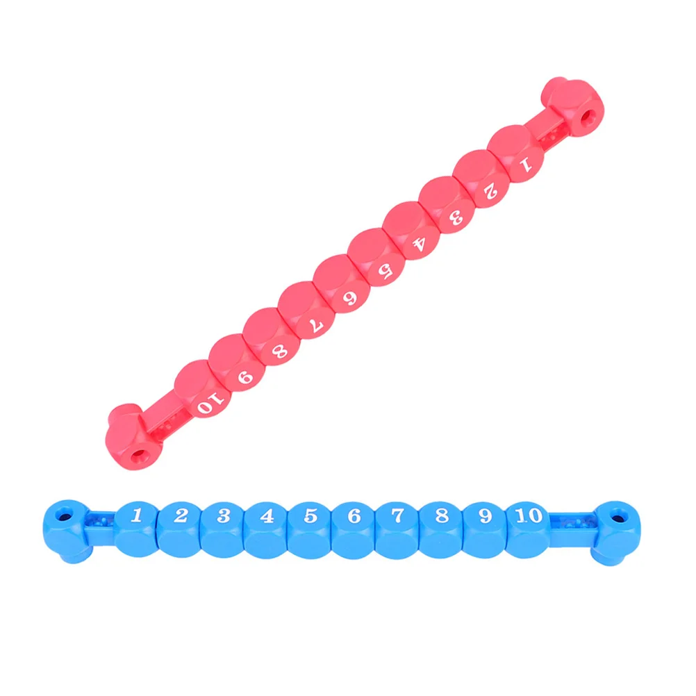 

2Pcs Square Scorer Foosball Counters Plastic Scorekeepers Multi-functional Soccer Table Tennis Net Game Durable Safe