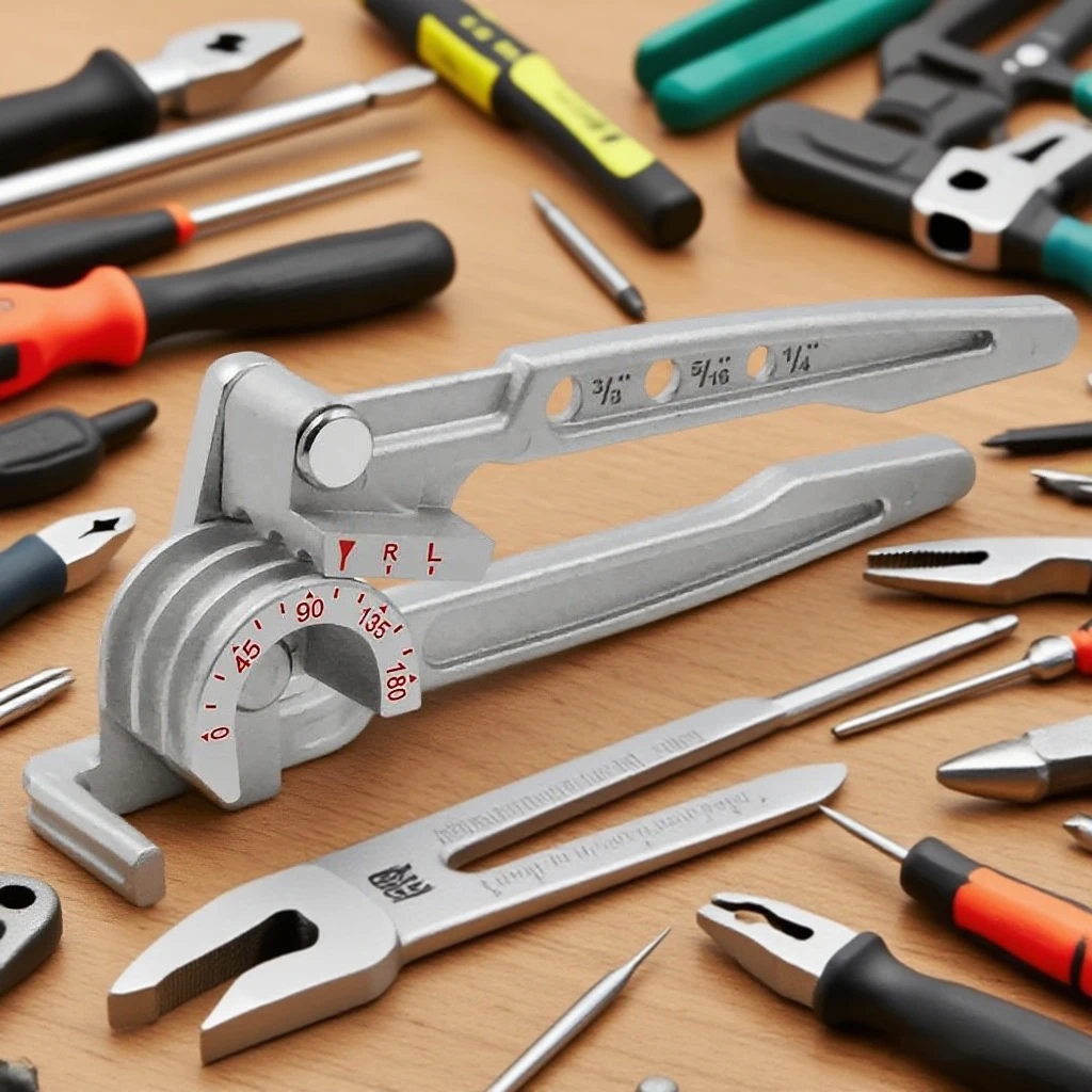 3 In 1 Copper Tubing Bender Hand Tool Combination Tube Bender 90° 180° Tube Bending Machine 6mm8mm10mm 1/4 ″ 5/16 ″ 3/8 ″