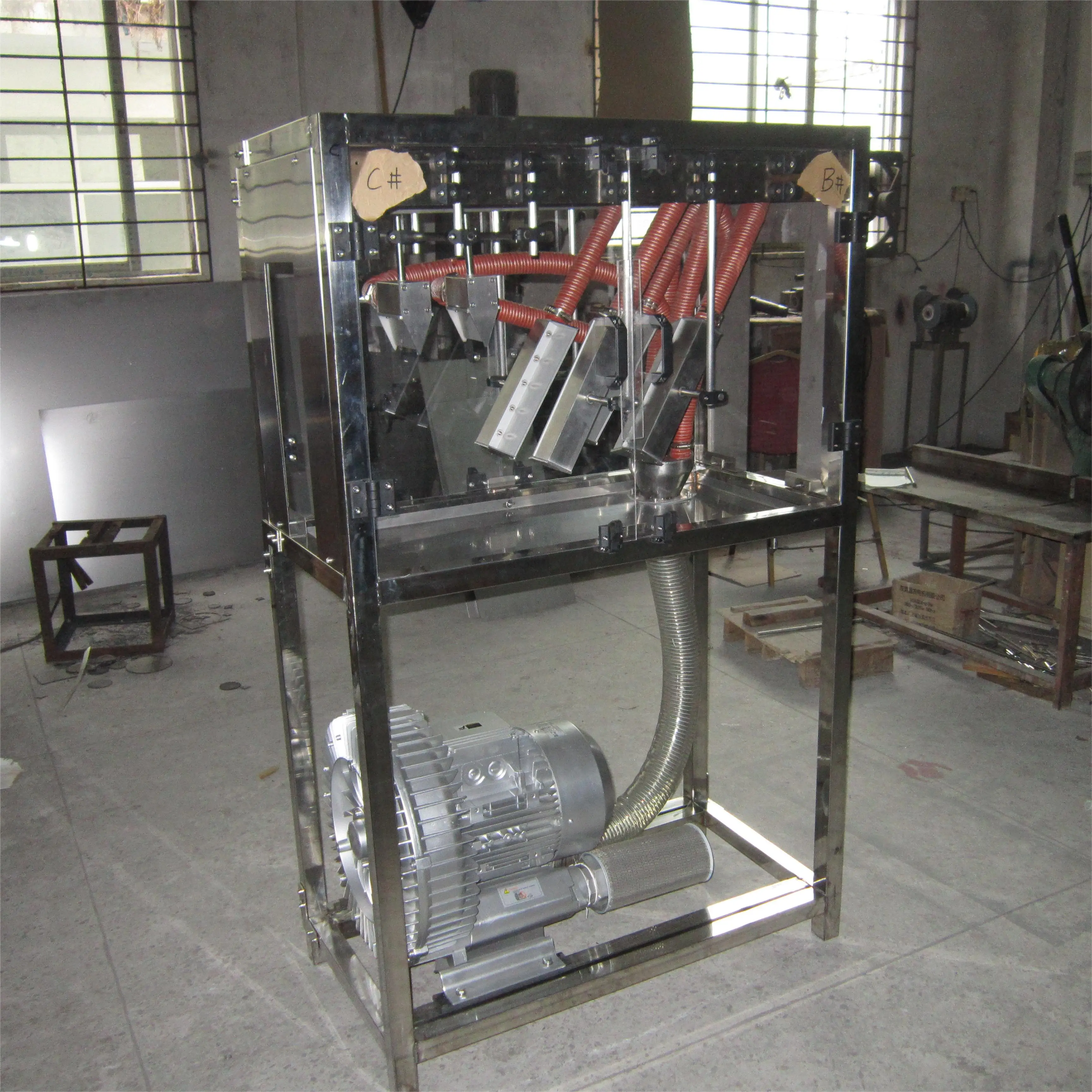 Small Tea Hand Commercial Drier Hot Air Knife Drying Conveyer Machine