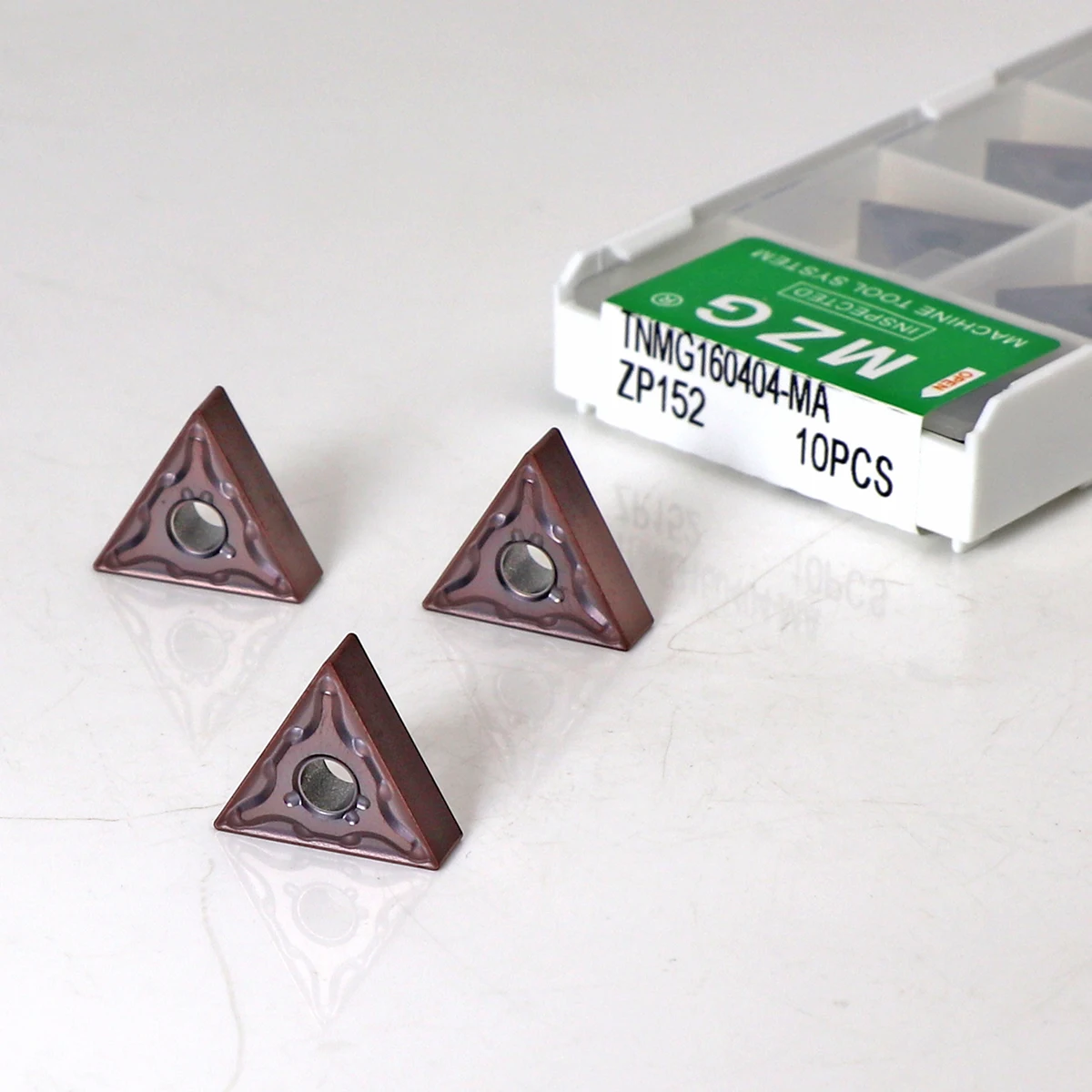 MZG 10pcs TNMG160404 TNMG160408 MA Carbide Turning Insert TNMG 160404 160408 high quality Lathe Tools cutter CNC tool