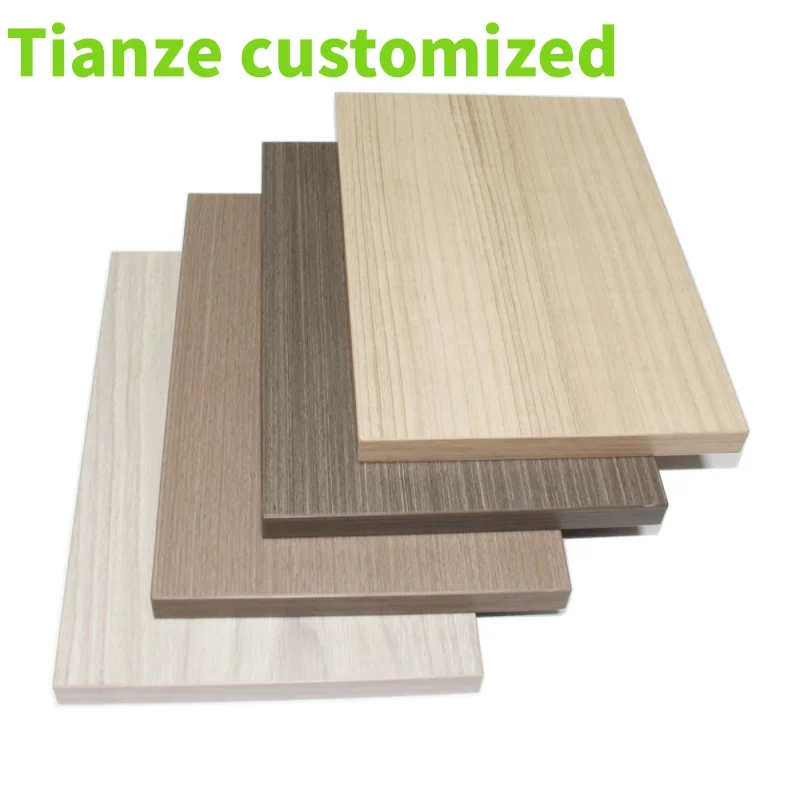 (Customized) Decorative Fibreboard Paper 3d panels 18mm 4*8 Feet slat wall melamine mdf board