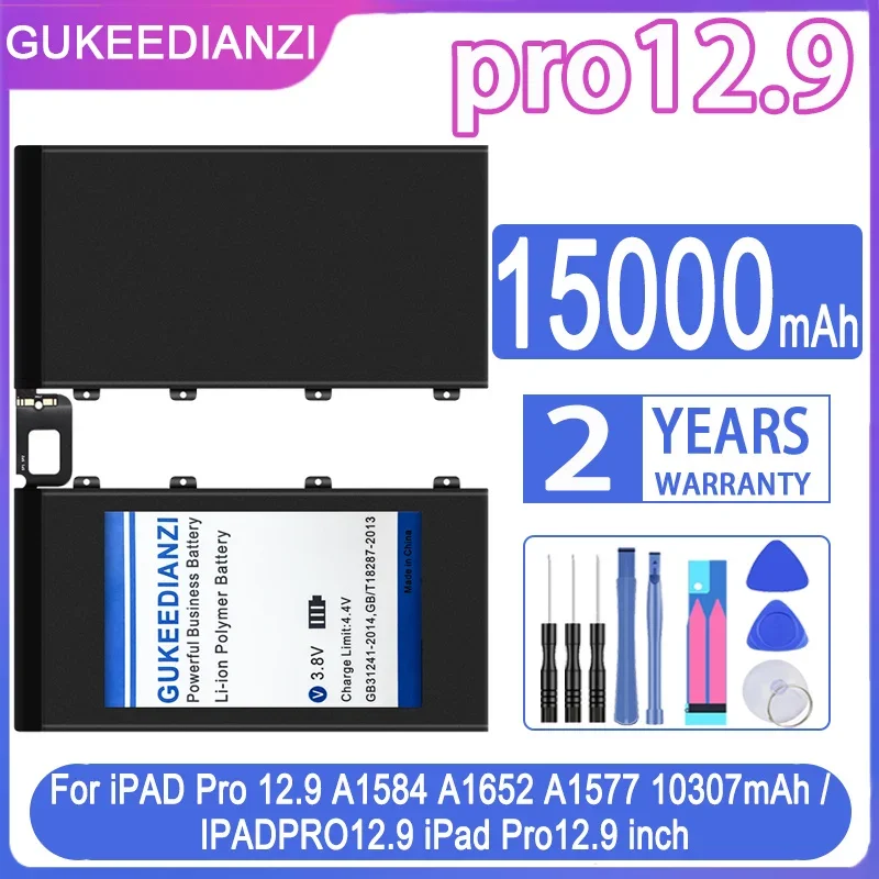 Tablet Battery 15000mAh For iPad Pro 12.9 '' 129 12 9 A1584 A1652 A1577 BatterIa Tools