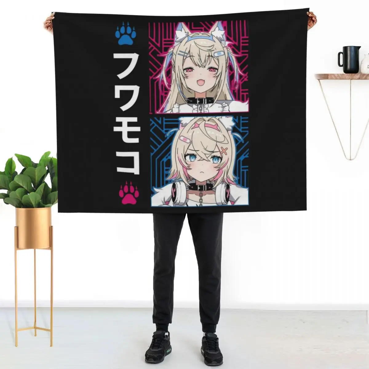 Fuwamoco Advent Throw Blanket Decoratives Travel Furrys Giant Sofa Thermals For Travel Softest Blankets