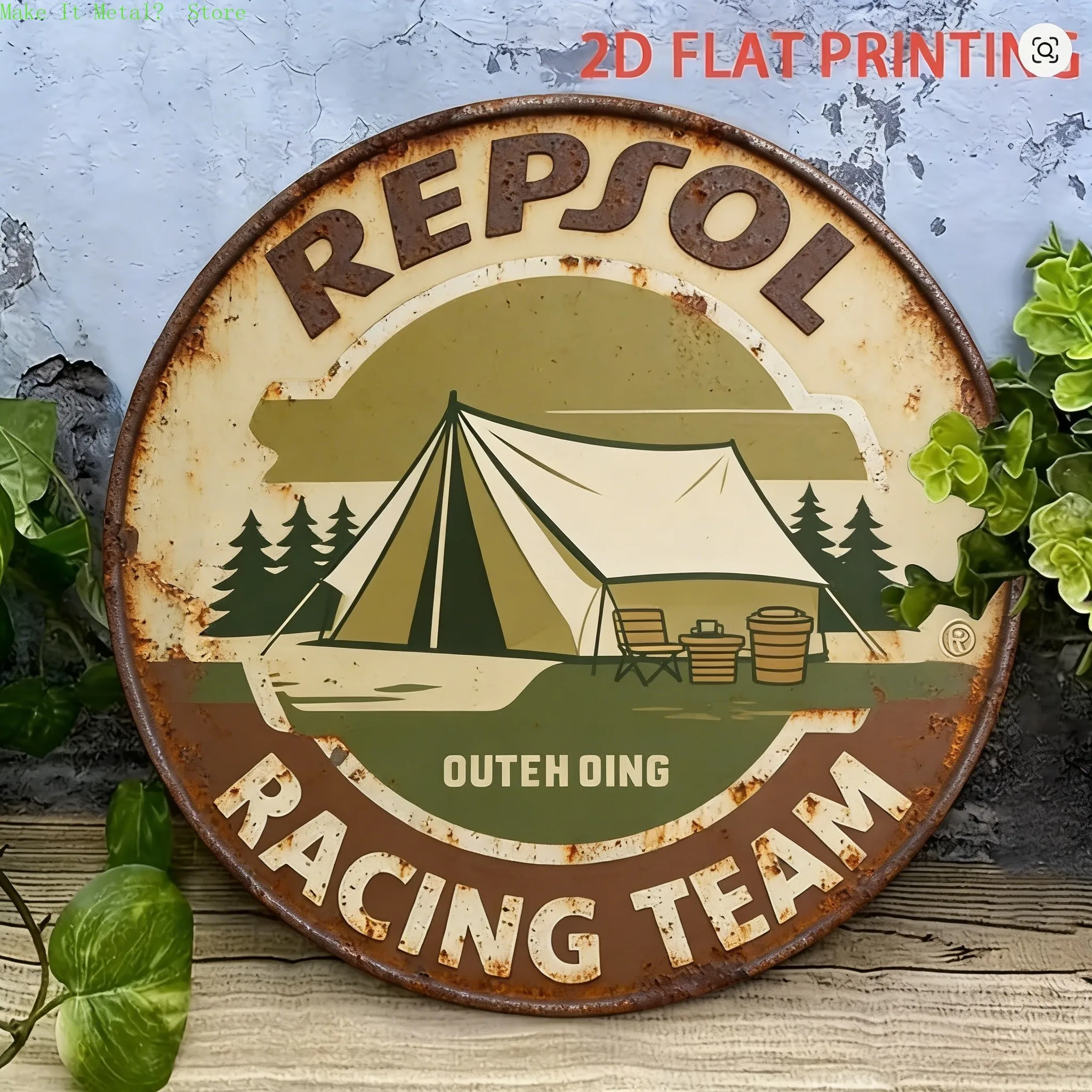 Vintage Repsol benzinepomp met - Vintage Collectible Signs recensie en prijs