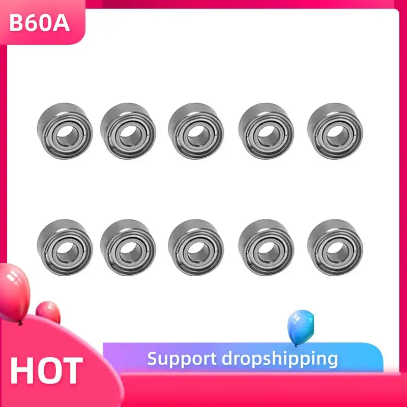

B60A 100Pcs Miniature Sealed Metal Shielded Metric Radial Ball Bearing Model: MR52-ZZ 2X5X2.5Mm