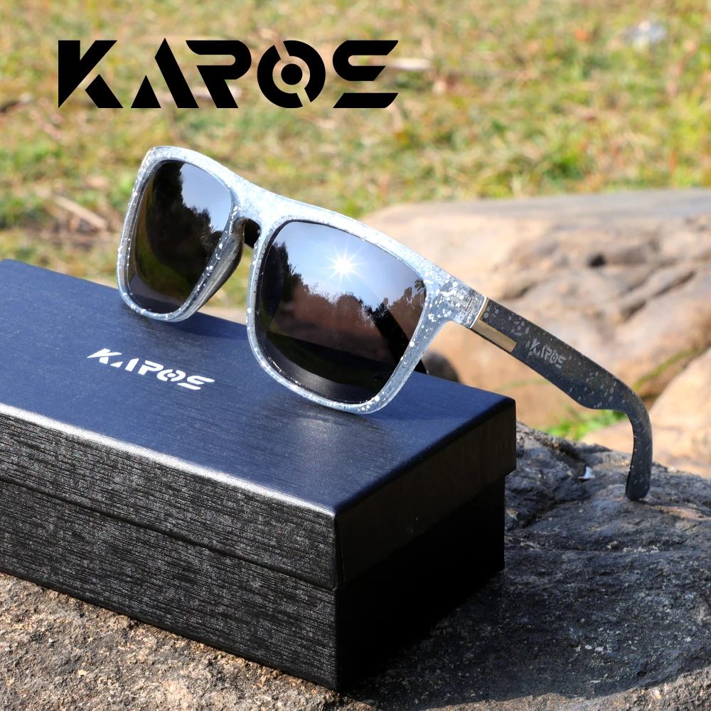 

KAROS Outdoor Sunclasses for Men Polarized FishingTravel TAC Light Weight Sun Glasses Women Eyewear Accessory YZ2020