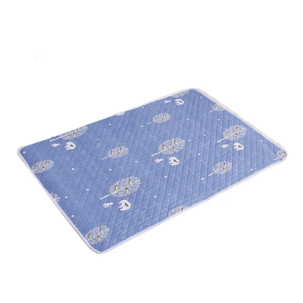 

Multifunctional 80*120cm Urine Mat Cute Cartoon Bed Protector Diaper Waterproof Breathable Women Menstrual Bed Sheet Toddlers