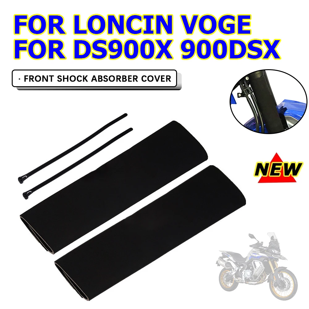 Motorcycle Front Fork Protector Shock Absorber Guard Wrap Cover Skin Cap For Loncin VOGE DSX 900 900DSX DS900X DS 900 X 2024