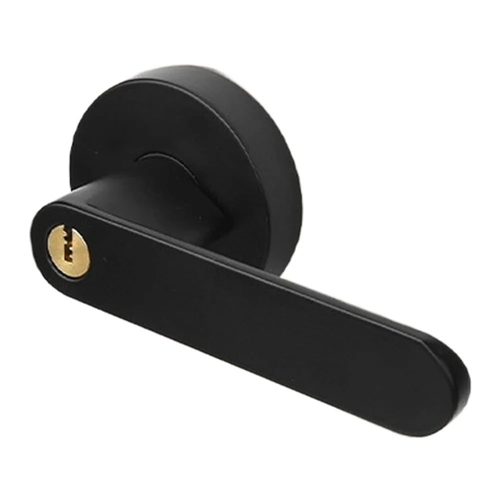 Aluminum Spherical Replacement Lock for Residential Interior Doors For Bathroom Bedroom Kitchen Three Bar Lever Function