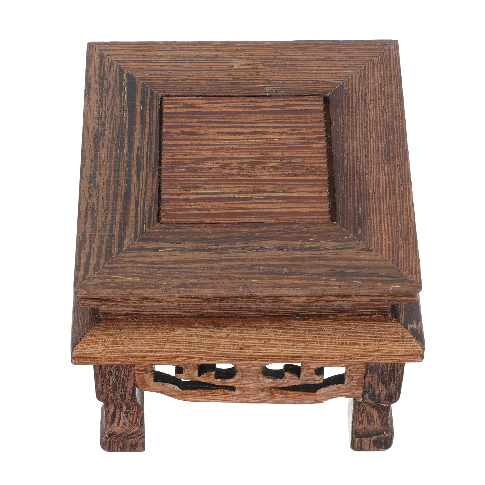 

Chicken Wing Wood Flowerpot Stand Chinese Style Fine Workmanship Craft Display Base Indoor Scene Adornment Home