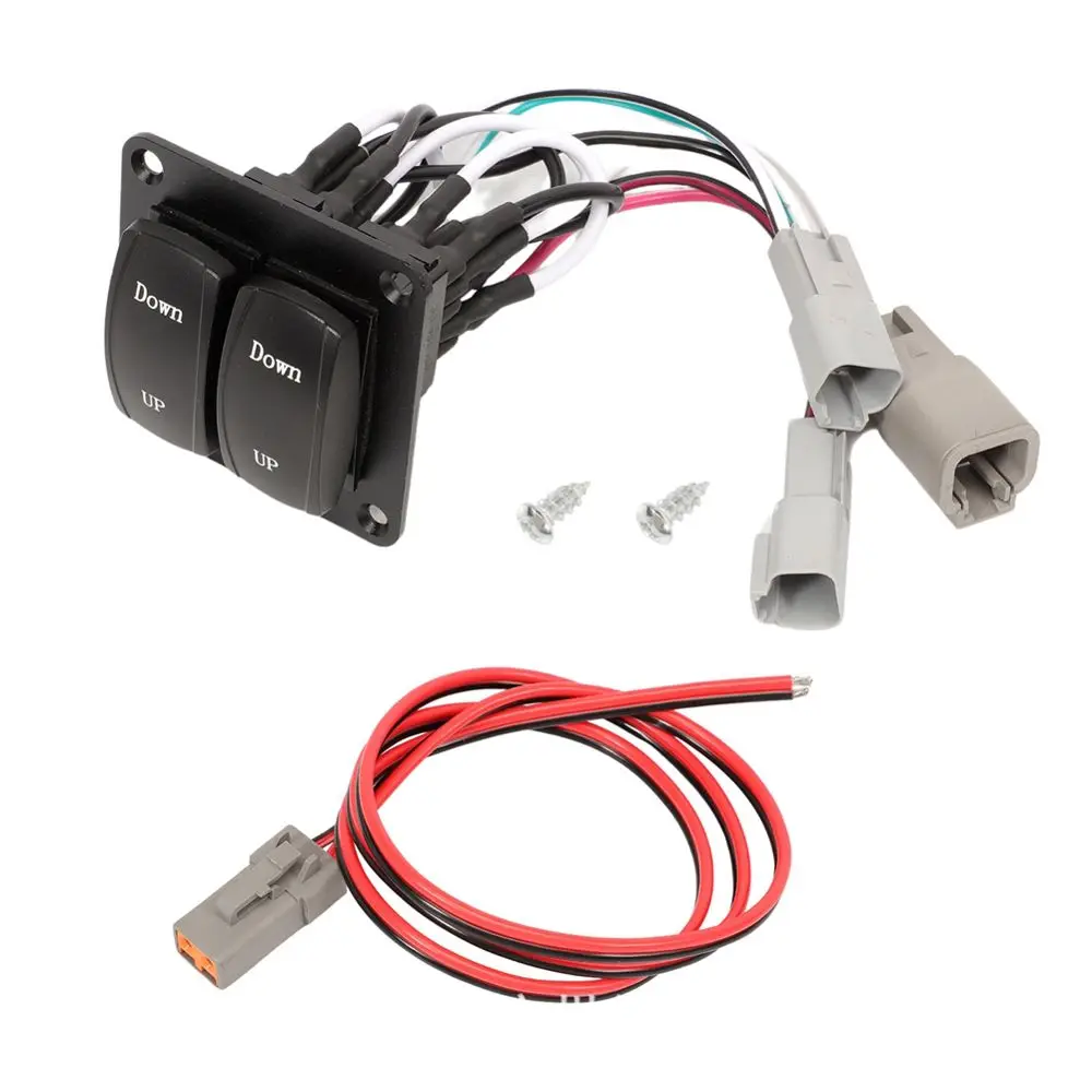 11-10222211D Double Rocker Switch Kit Boat Switch Component for Marine Trim Tabs Lenco 10222 211D