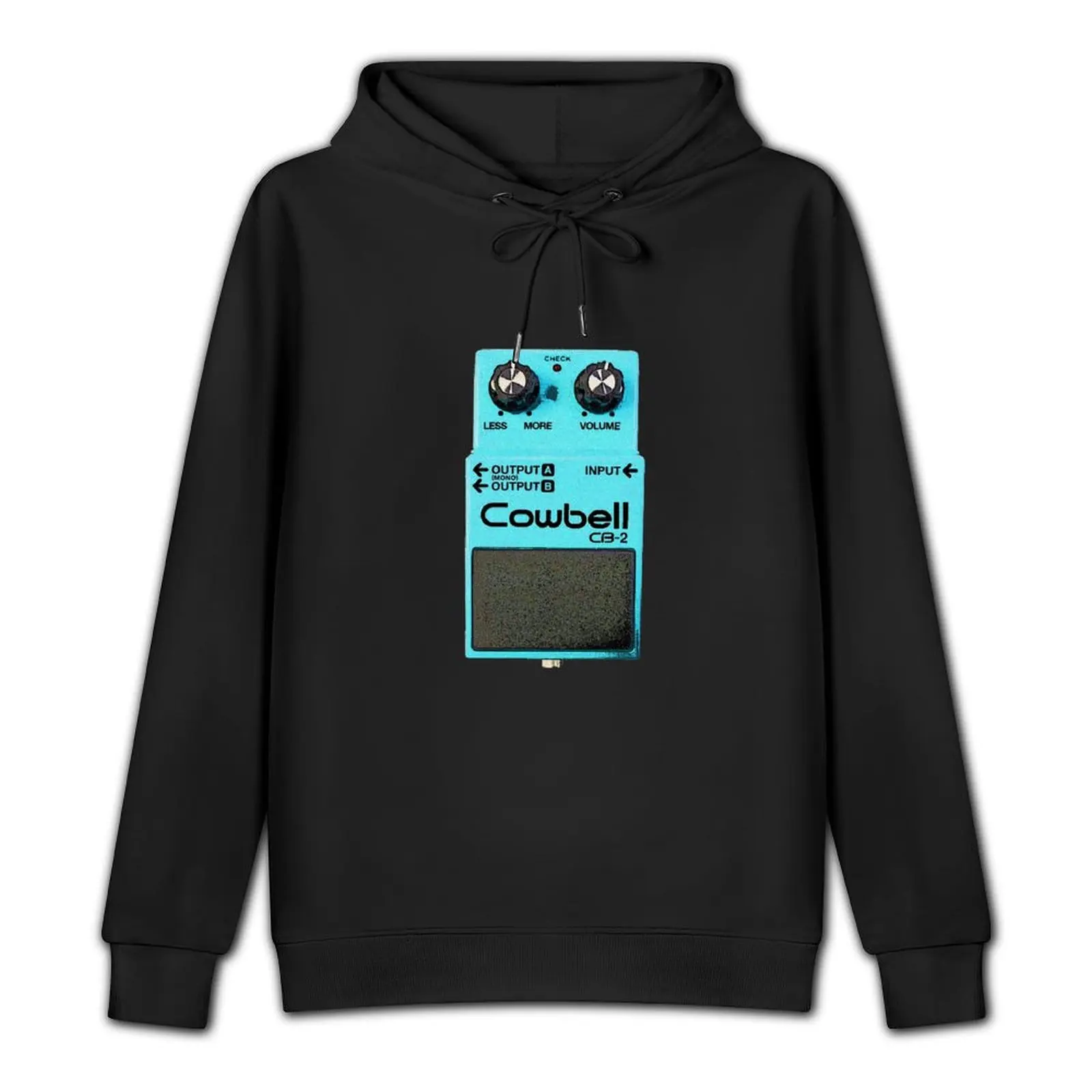 More Cowbell - Musician Meme Parody Guitar Pedal Pullover Hoodie mens clothing autumn new products men's clothes anime hoodie