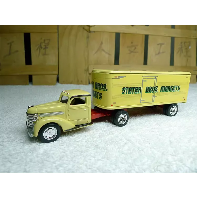 

Diecast ERTL 1:43 Scale Stater Bros Supermarket Container Transport Alloy Car Model Collectible Toy Gift Souvenir Display