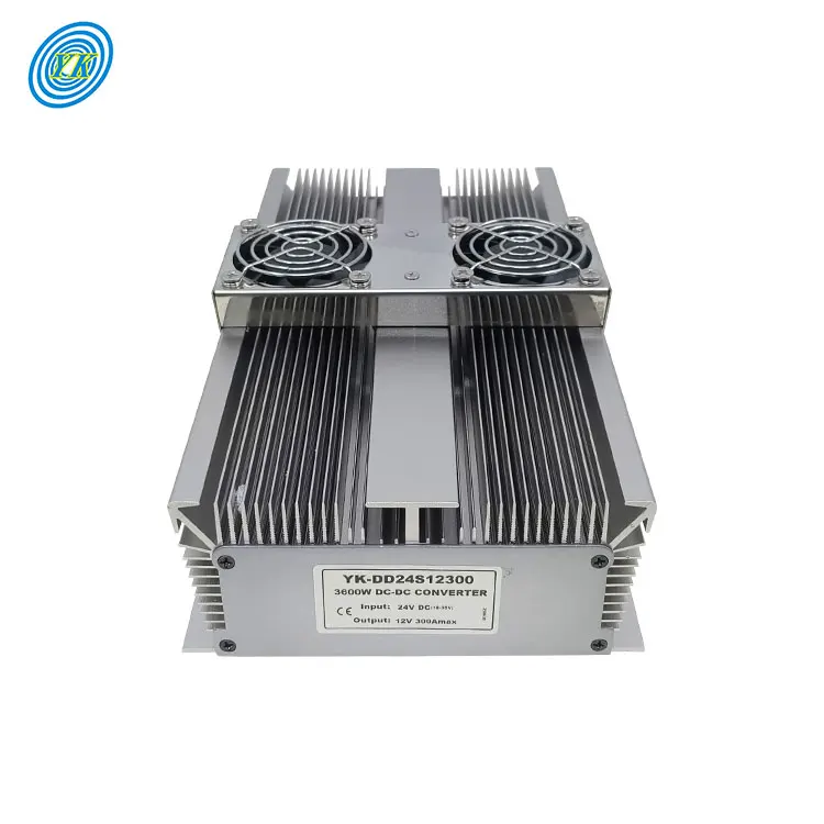 High Power Dc to Dc Step Down Buck Converter 24V to 12V 250A 300W with Radiator Fan