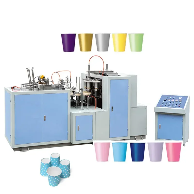 YG Fully Automatic Coffee Cup Making Machine Manufacturering Office Restaurant Using Disposable Paper Cup Make Machine for Sale