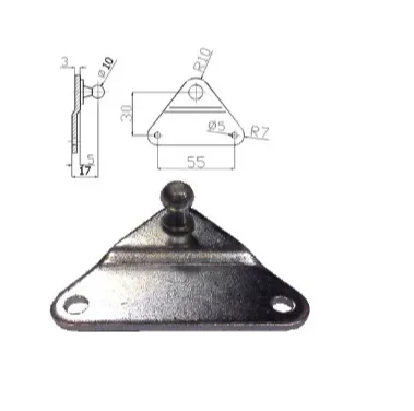 Damper G08 19 0100 1 0300 AU19 AB11 00350N Support Rod