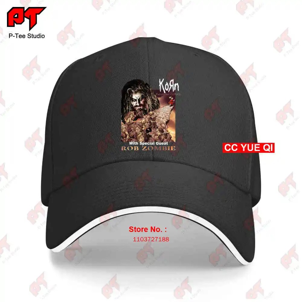 Korn X Rob Zombie Follow The Leader 1999 Tour Baseball Caps Truck Cap 4OFZ