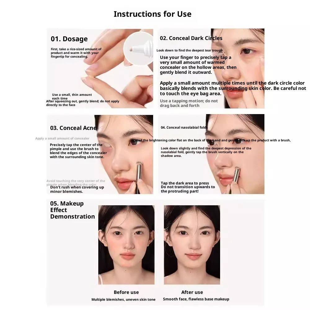 كونسيلر فور إيفركي يغطي البقع والهالات السوداء وخافي عيوب حب الشباب #4