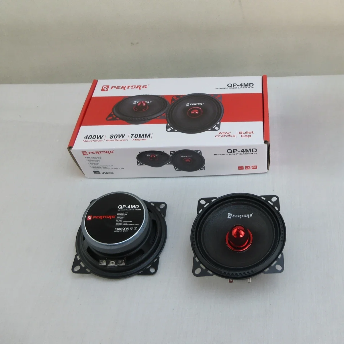 

2 шт. автомобильные аудиодинамики, 4-дюймовый комплект динамиков среднего радиуса действия, усовершенствованные автомобильные колонки