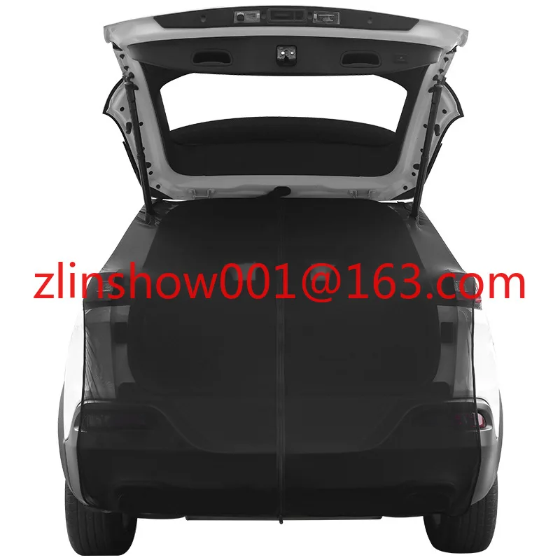 

Automotive products tailgate net, mosquito proof sunshade curtains, magnetic suction insect proof ventilation net