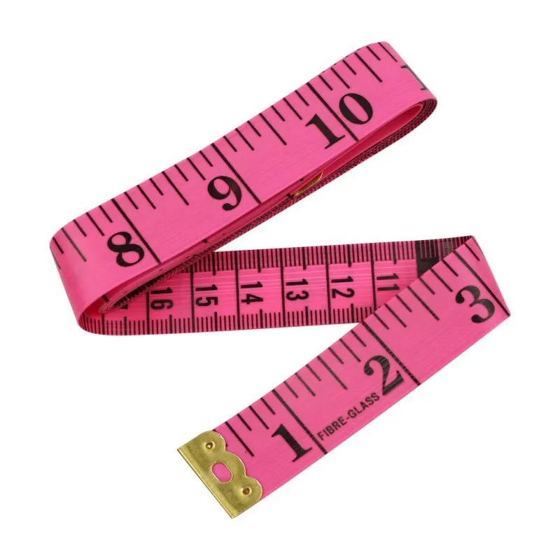 2 Pcs BlackTape Measure Measuring Inches Mini Portable Measuring Clothing Tailor Tape Measure Waist Circumference