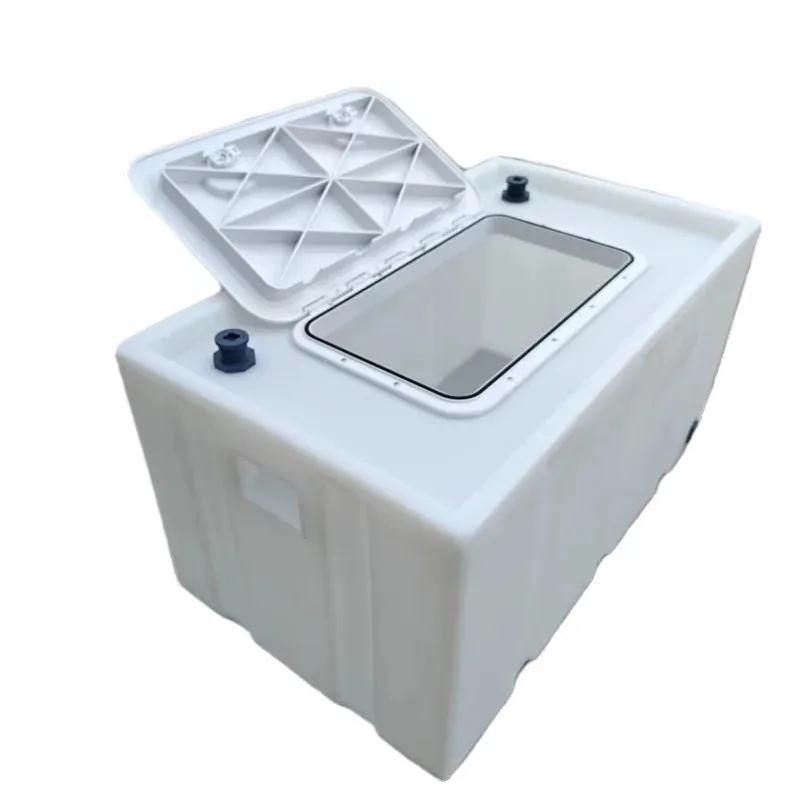 65L Thickened Plastic Outdoor Fishing Vehicle Anti-overflow Sealing Live Fish Box Trunk Transportation Fish Bucket