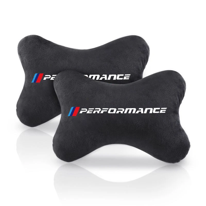 Car Seat Belt Protect Shoulder Pads Cervical Spine Headrest Neck Pillow For BMW M Power Performance E46 e39 E90 E36 E60 E34