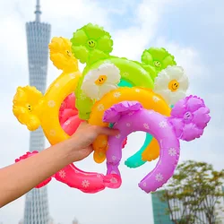 10pcs Sweet Daisy Flower Tiara Headband Balloon Kids Toy for Baby Shower Photo Props Happy Birthday Wedding Party Decoration