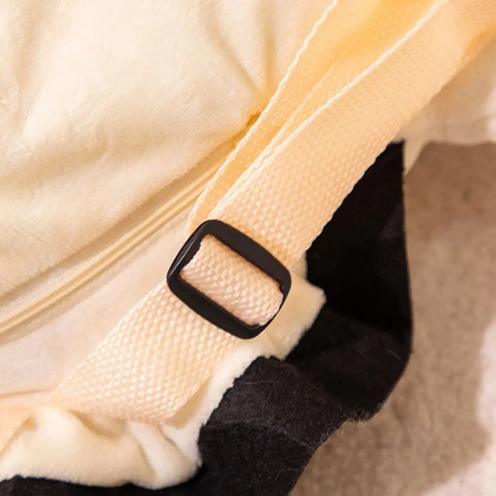 Mochila informal de ostra de peluche, bolso de ostra de animales de dibujos animados de piel, bolso de ostra creativo, bolso de hombro de ostra Kawaii, regalo del zoológico