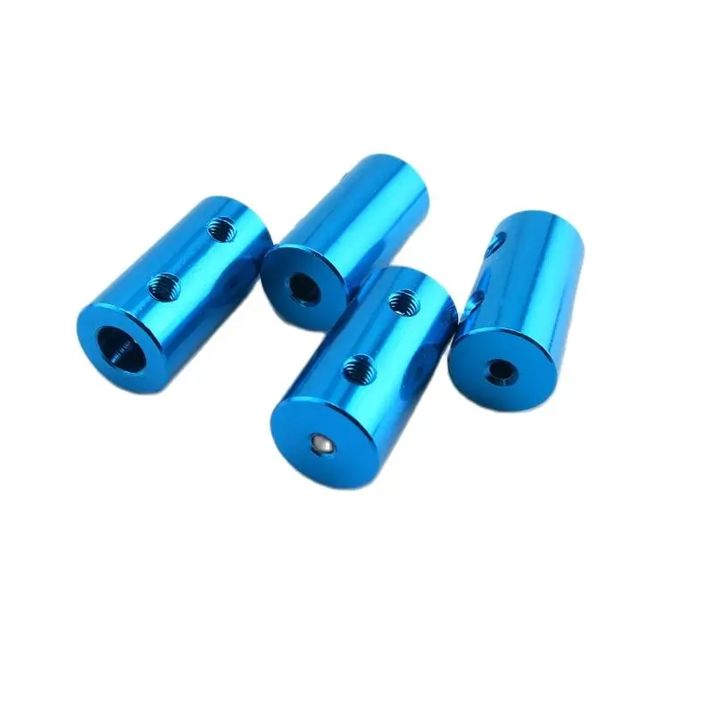1pcs 2mm/3mm/4mm/5mm/6mm Aluminum Alloy Rigid Shaft Coupling Rigid Coupler Motor Connector for Motor Transmission Parts 10x20mm
