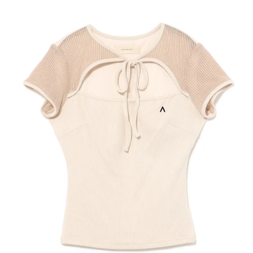 

Japanese Wind Spring Summer Short Sleeve Women Shirts Elegant Mesh Lace-up Hot Chick Slimming Pullover Top Crop Basic T-shirt