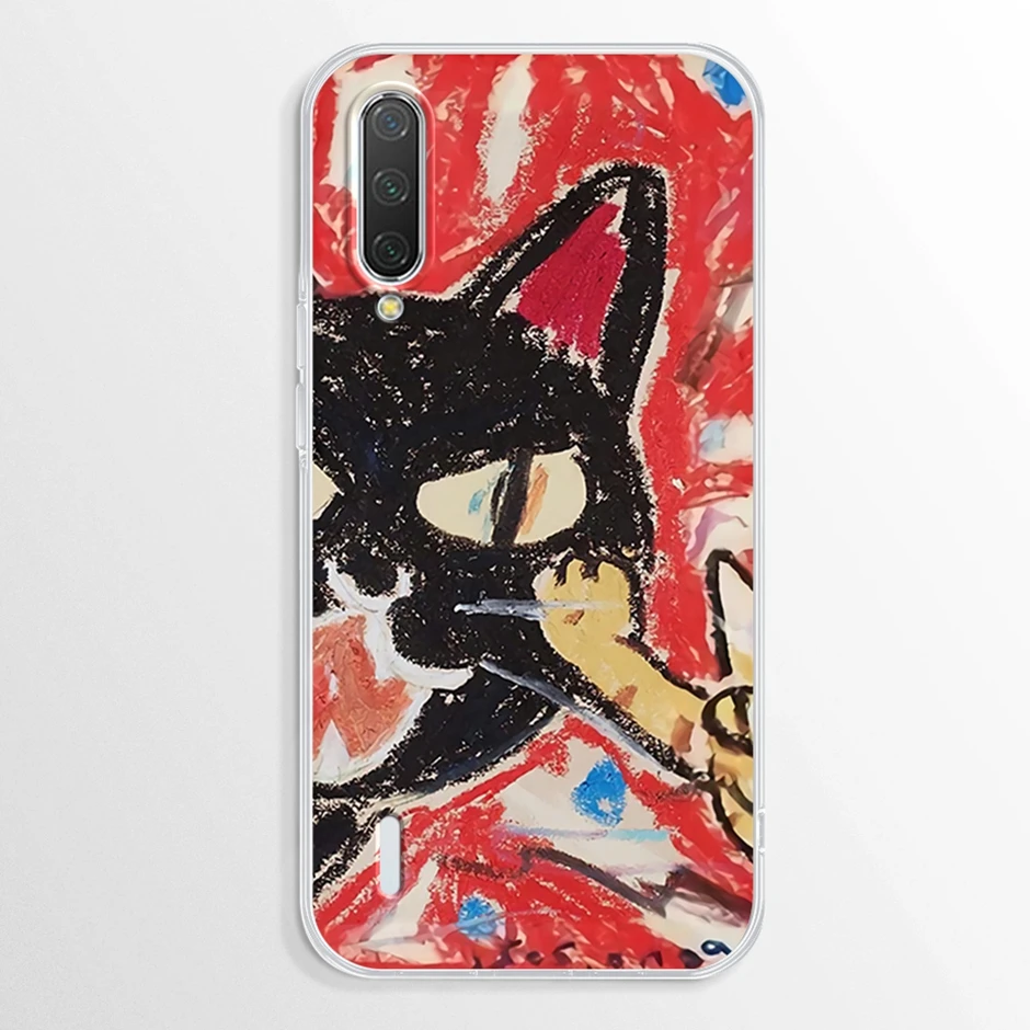 Clear Phone Case For Xiaomi Mi CC9 Mi 9 Lite Fashion Cute Cartoon Shockproof Cover For Xiaomi Mi A3 Lite Personality Back Covers