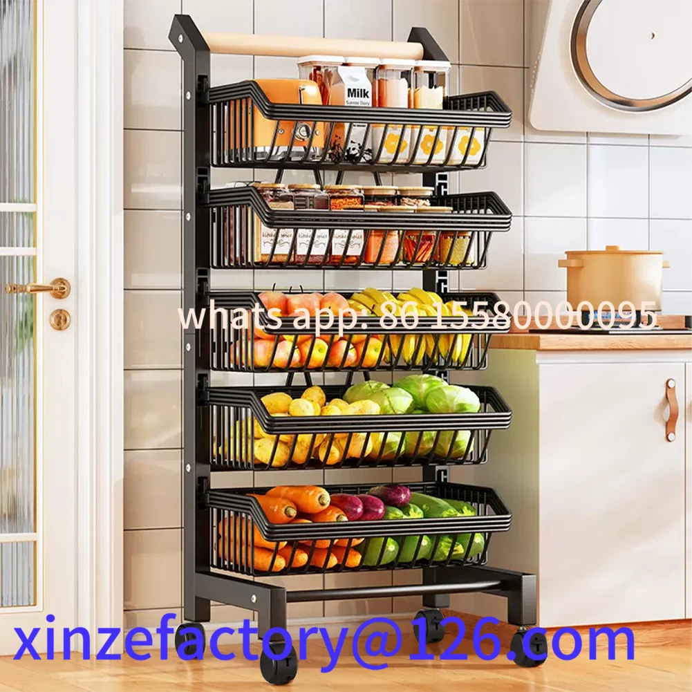 

Customizable 5-story kitchen cart