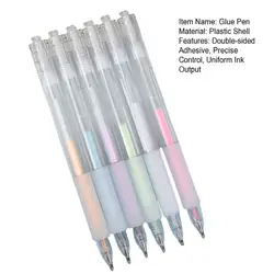 Scrapbook Quick Dry Glue Pens Adhesive Glue Pen Crafting Fabric Pen Liquid Glue Pen Quickie Glue Pen for Scrapbooking Papercraft