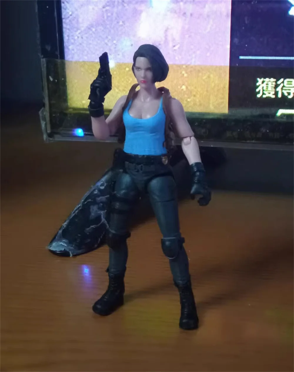 1/18 Dark Source Acid Rain Residents of the Female Girl Jill Evil Moveable Action Figure Weapon 3.75