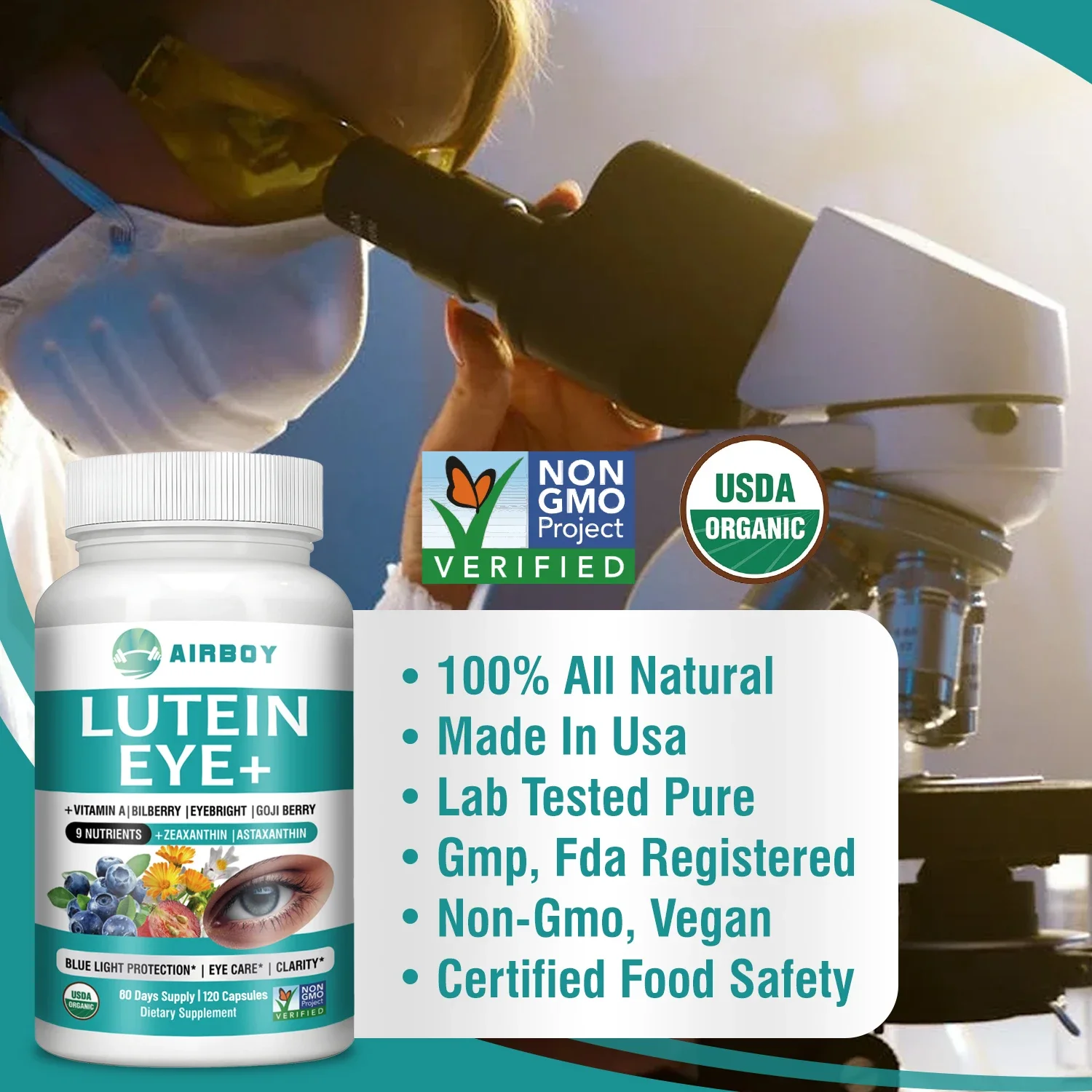 Lutein Eyes - Relieve Eye Fatigue, Improve Eye Edema, and Improve Vision Health