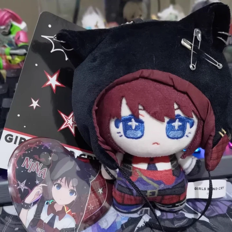 

Joyouth Official Girls Band Cry Nina Little Devil Plush Keychain Anime Peripheral Stuffed Doll Bag Pendant For Anime Fans