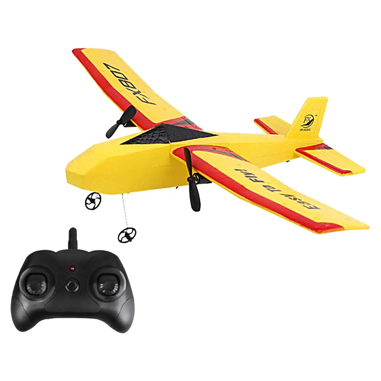 2.4G 2CH RC Aircraft Dual Coreless Motor Radio Control Plane EPP Foam Airplane 3 Axis Gyro Glider Fighter Fixed Wing for Kids