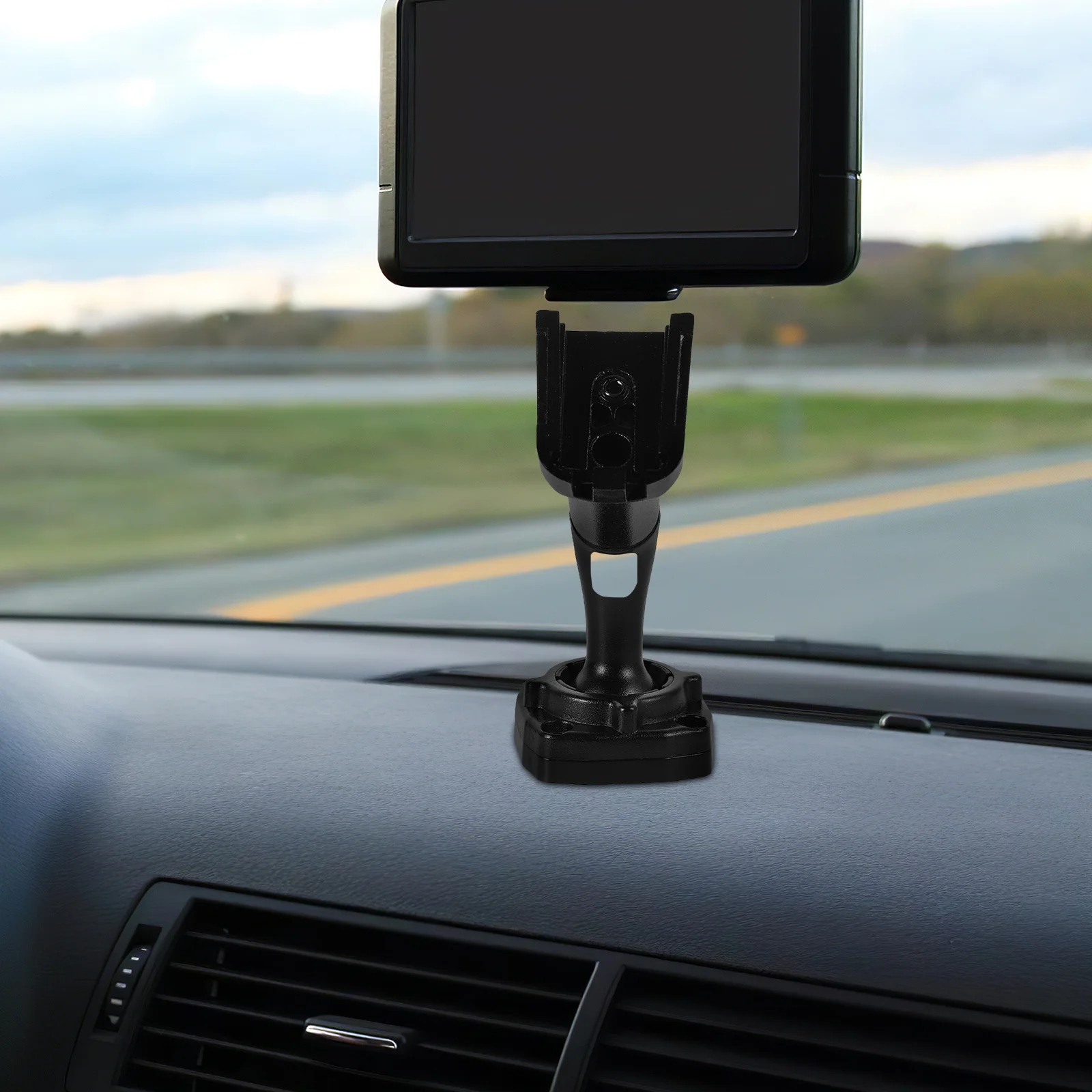 

Rear View Mirror Bracket For Car Dash Cam Mounting Holder Driving Recorder Back Plate Panel Black Universal Fit Vehicle Interior