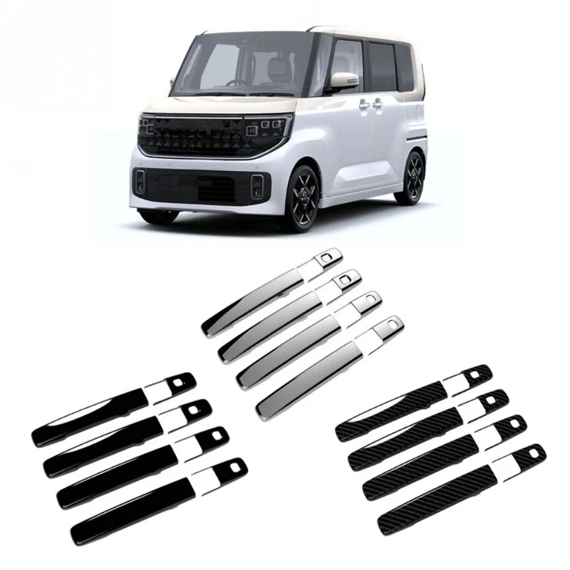 

For Nissan K-car Roox 2025 Scratch Resistant Anti Corrosion Car Door Handle Cover Trim Decorator Sticker Exterior Accessories