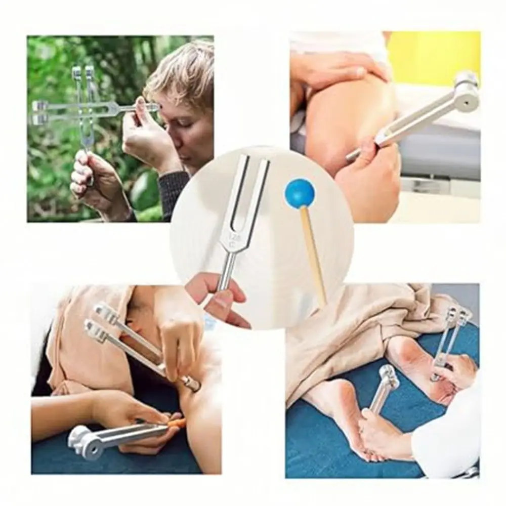 

128Hz Tuning Fork Set Weighted Ear Cleaning Tools Bio-Acoustic Tuning Fork Yoga and Meditation Accessories