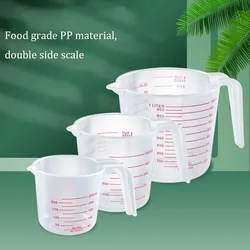Tazas y cucharas medidoras de silicona, báscula Digital de plástico para cocina, utensilios para hornear, temporizador, accesorios, 250/500/1000ML