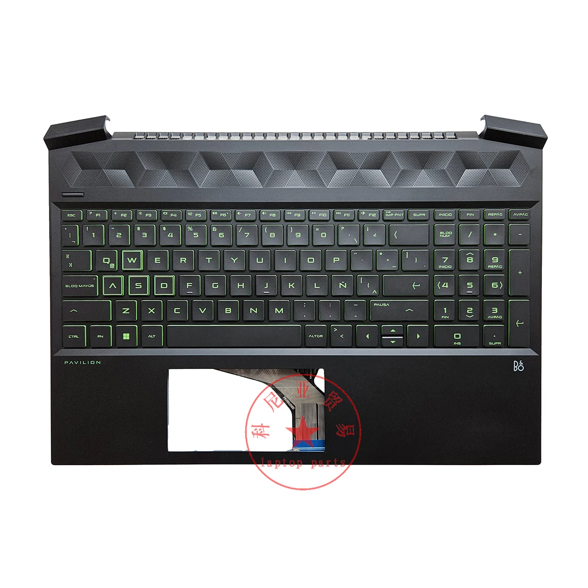 Nuovo originale per HP Pavilion Gaming 15-EC TPN-Q229 Series Laptop Palmrest Cover superiore con tastiera muslimah