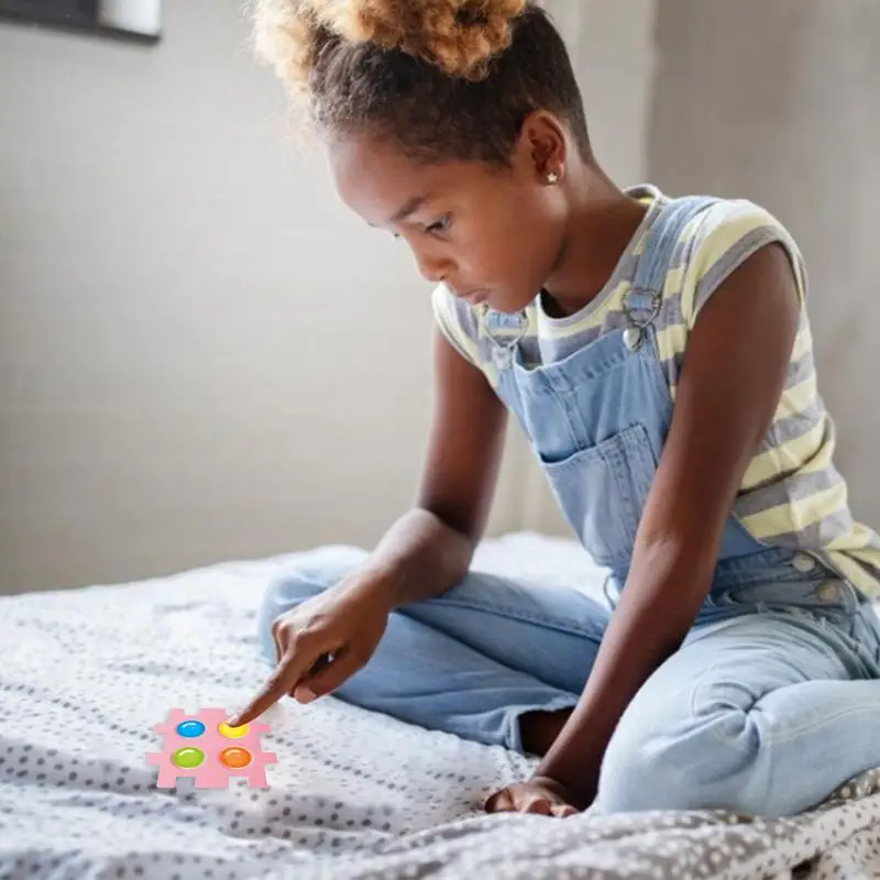 Jouet anti-stress pour enfant et adulte, puzzle pour enfant, jouets mentaires oriels à bulles de Charleroi, jouets relaxants épissables innovants