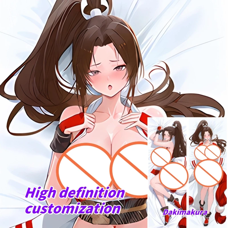 

Dakimakura Anime Pillow Case Mai Shiranui Double-sided Print Of Life-size Body Pillowcase Gifts