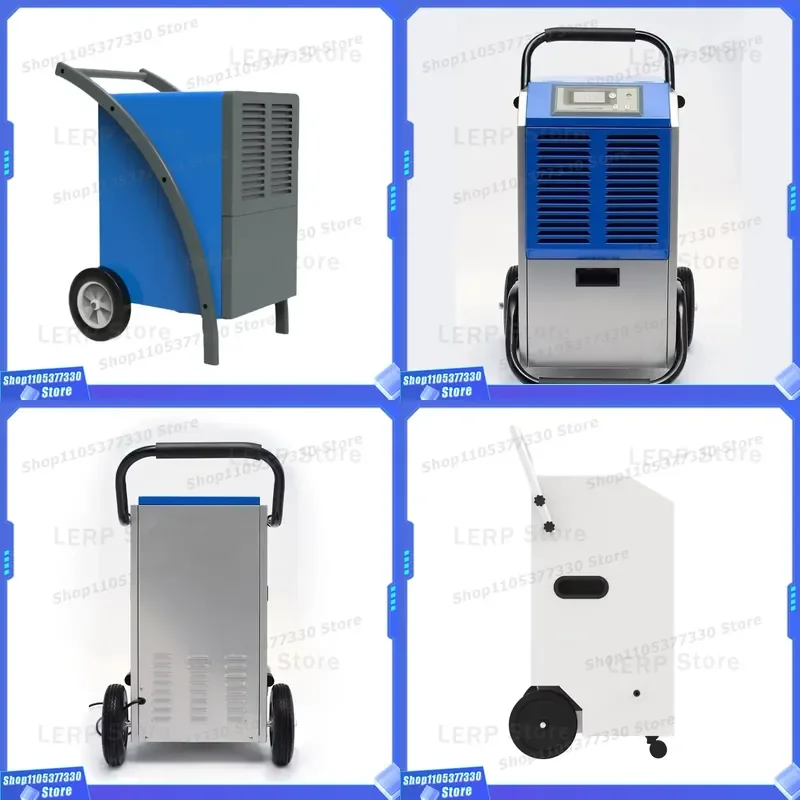 Compact 60L Dehumidifier for Small Business Home Powerful Moisture Removal Air Drying Machine Portable Electric Humidity