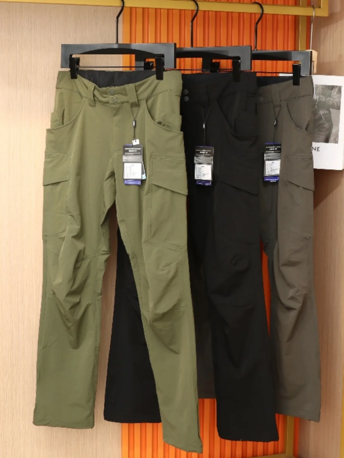 

Мужские тактические брюки для активного отдыха, быстросохнущие, водонепроницаемые, эластичные, повседневные, для весны и осени, с высокой эластичностью