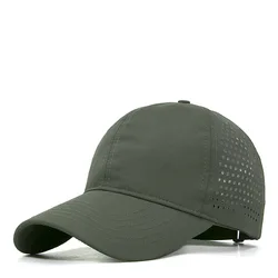 Casquette de baseball à séchage rapide pour hommes et femmes, chapeaux de soleil à grosse tête, maille légère, protection UV pour les sports de plein air, plusieurs couleurs