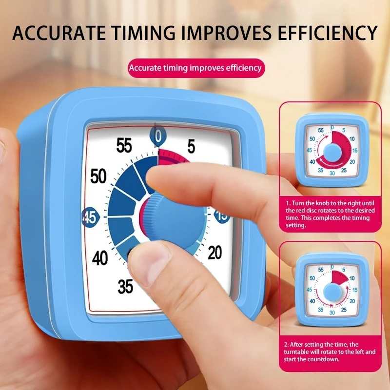 Study Timer for Kids Studying Timer Kitchen Accessories Pomodoro Digital Clock Child Time Management Tool Visual Countdown Focus