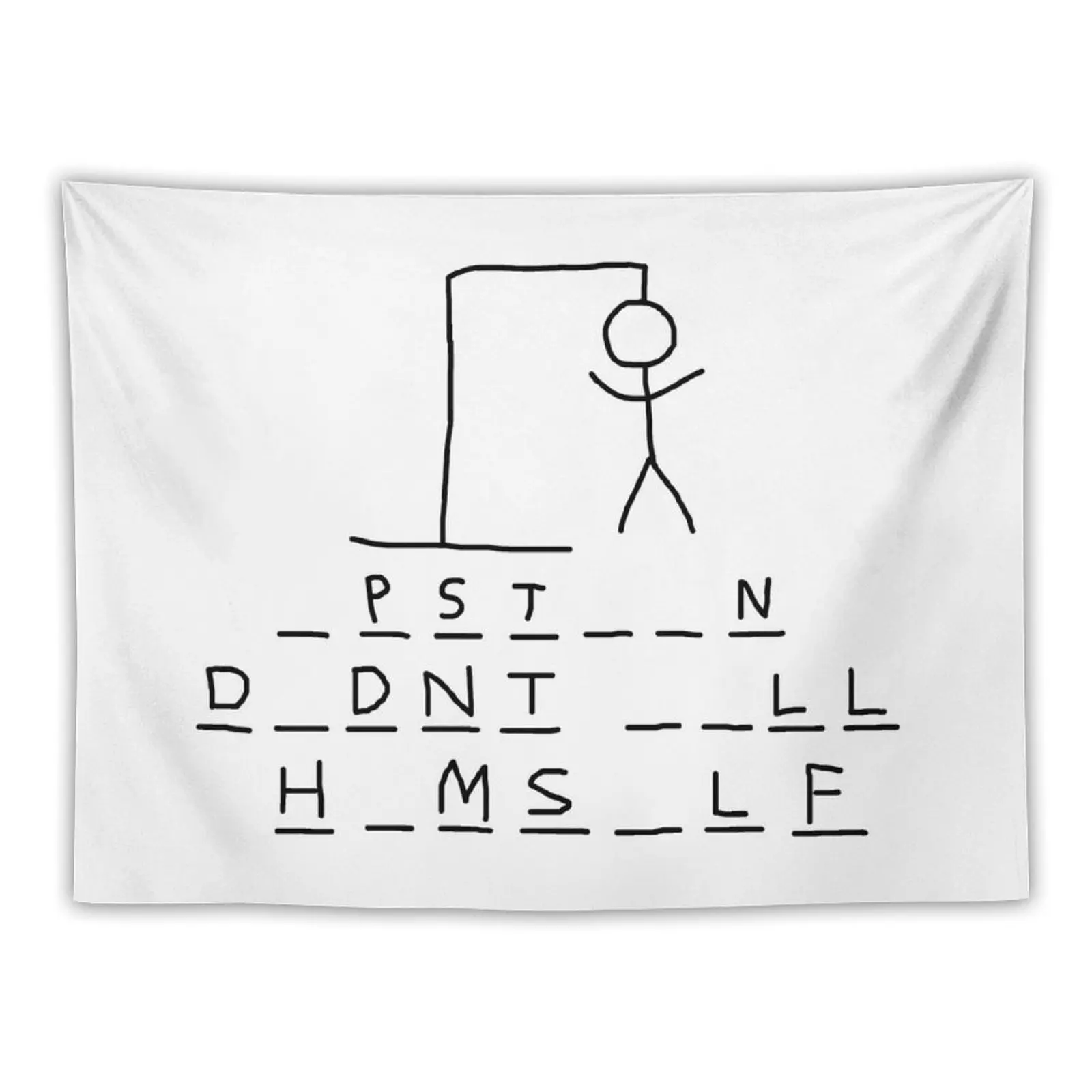 

Let's Play Hangman Tapestry Decoration Room Wall Decorations Cute Room Things Decor For Room Tapestry